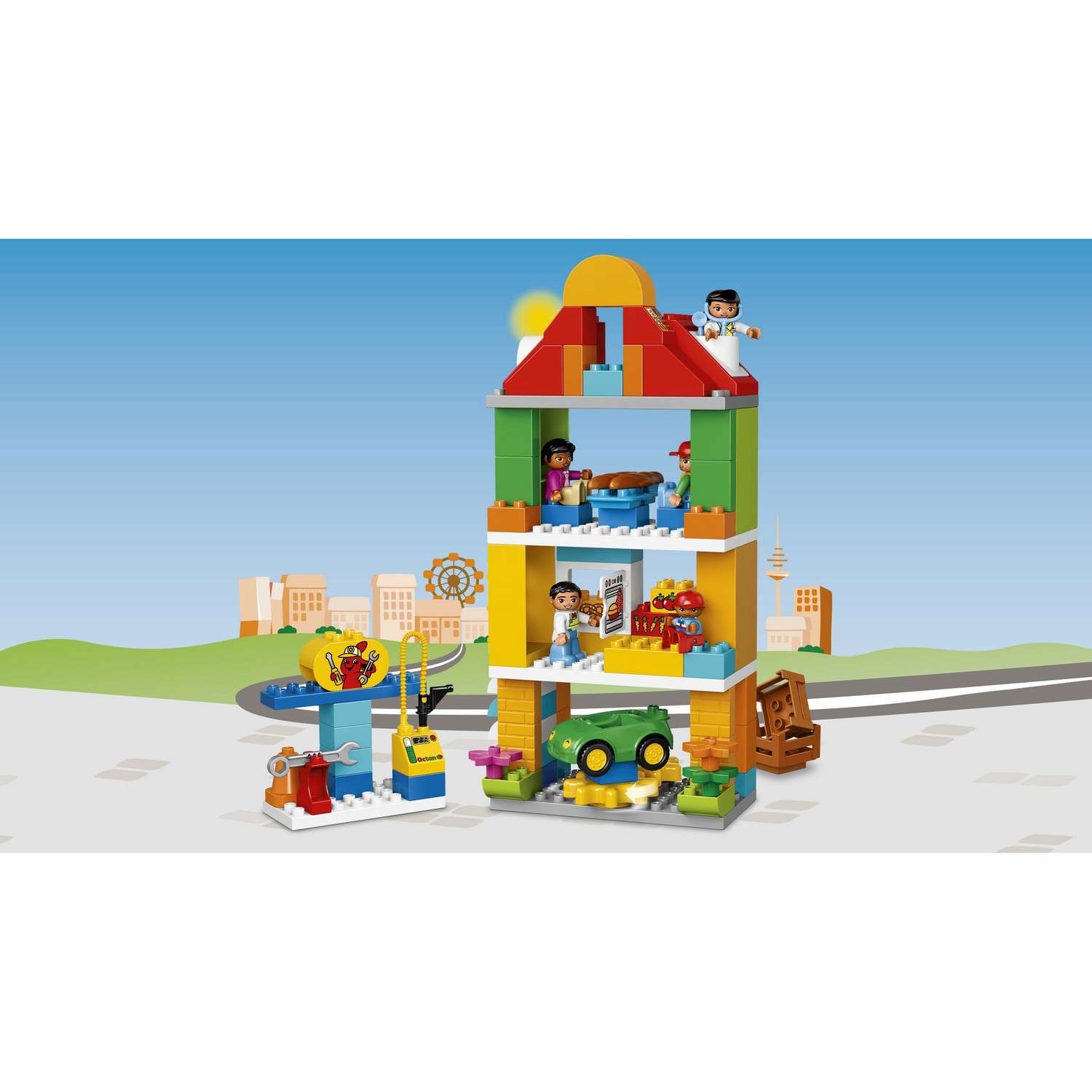 Конструктор LEGO DUPLO Town Городская площадь (10836) - фото 5
