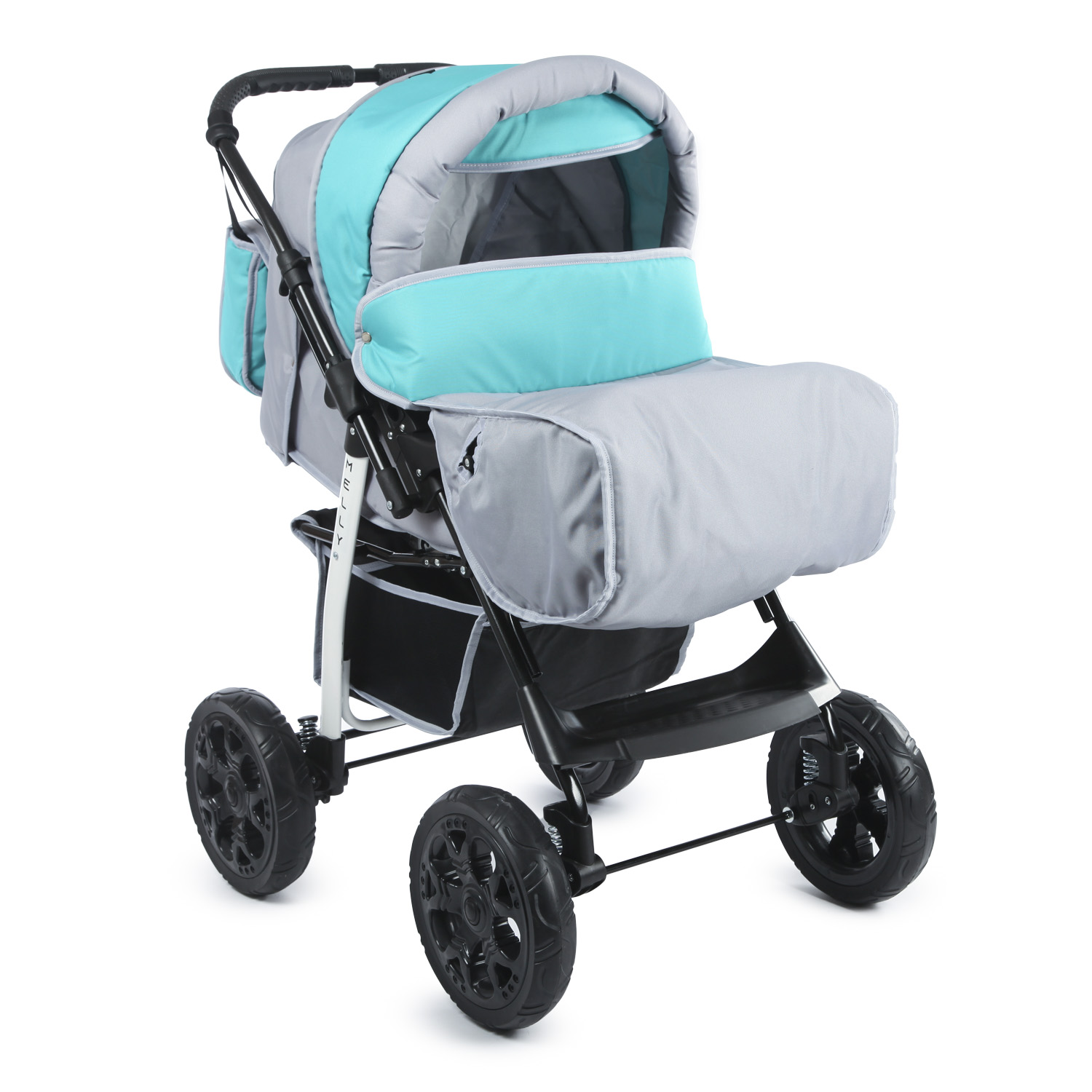 Коляска трансформер Babyton Melly Blue - фото 1