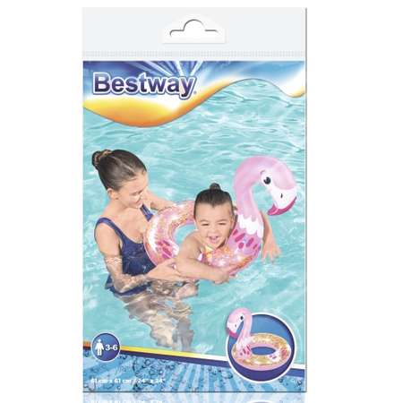 Круг для плавания Bestway Фламинг в ассортименте 36306 Bestway