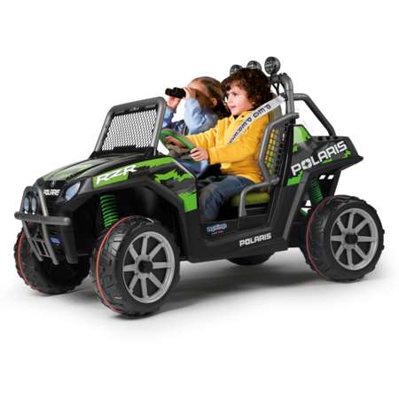 Электромобиль PEG PEREGO Детский Polaris Ranger RZR Green shadow 2019