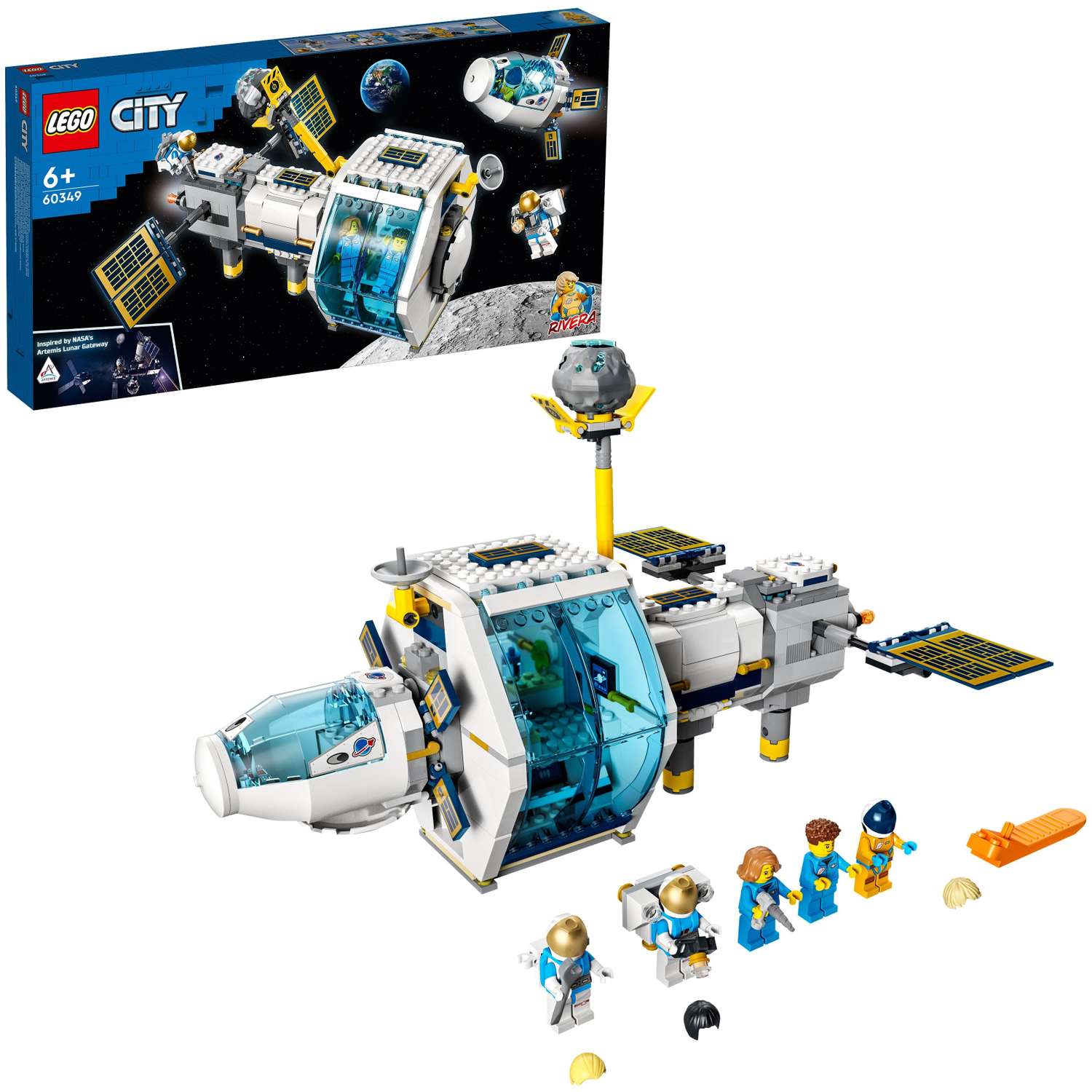 Конструктор LEGO City Lunar Space Station Лунная космическая станция - фото 12