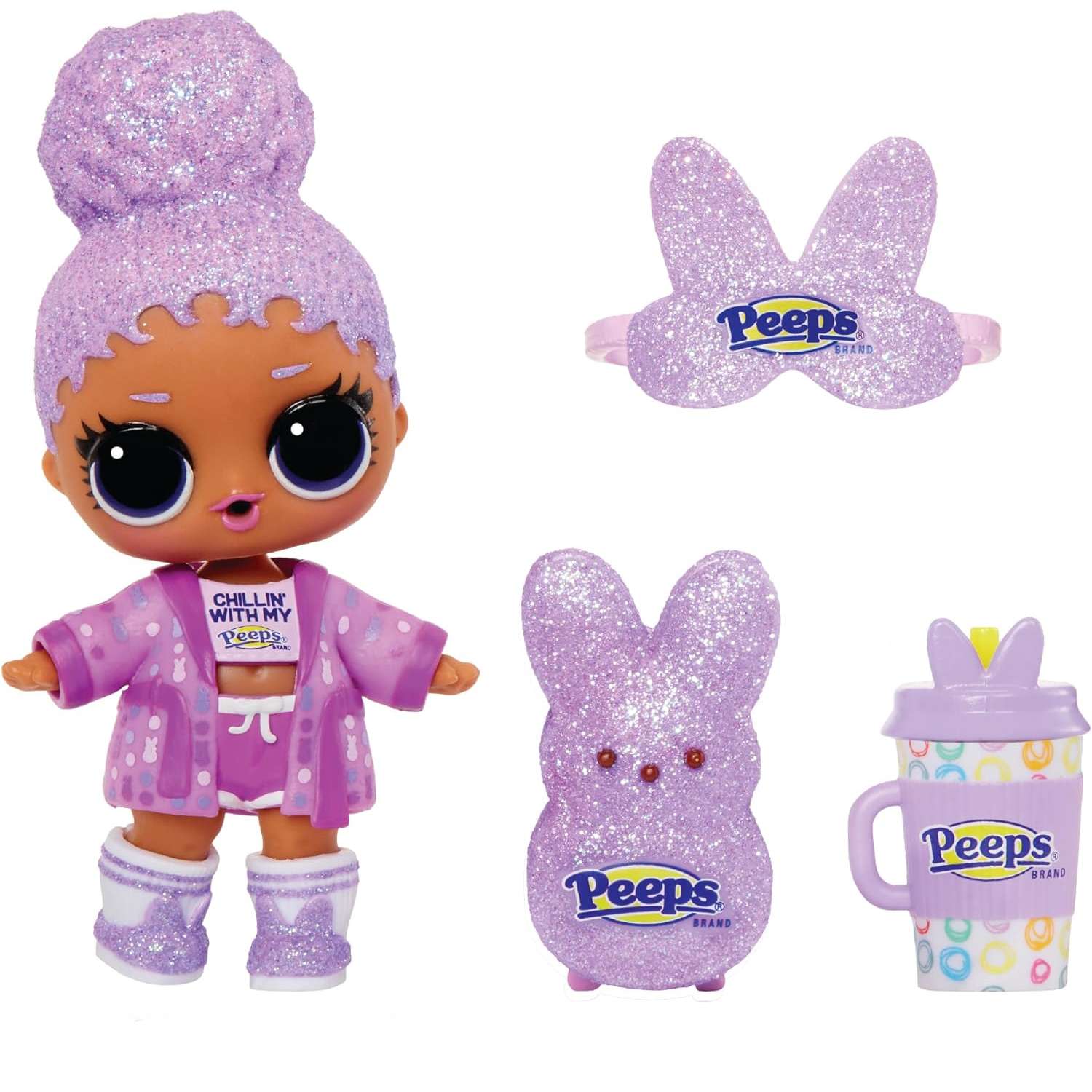 Кукла L.O.L. Surprise! PEEPS Cozy Bunny 532217EUC - фото 1