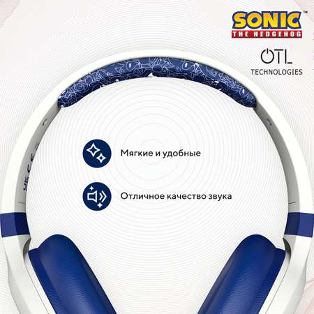 Проводная гарнитура OTL Technologies PRO G1 Gaming Sonic the Hedgehog белая