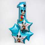 Набор шаров Disney фольгированных Happy Birthday Микки Маус