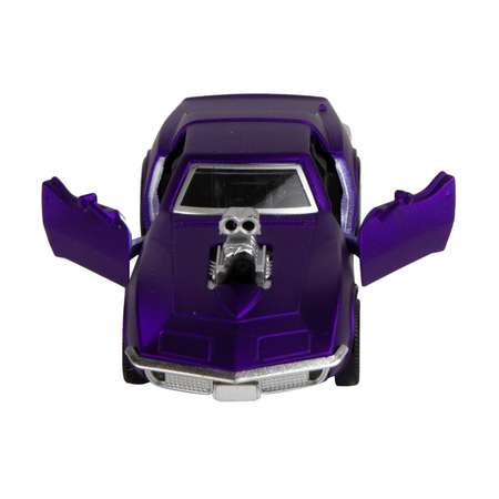 Машинка AUTOGRAND FAST NEON матовый со светом и звуком 1 34 фиолетовый 78340
