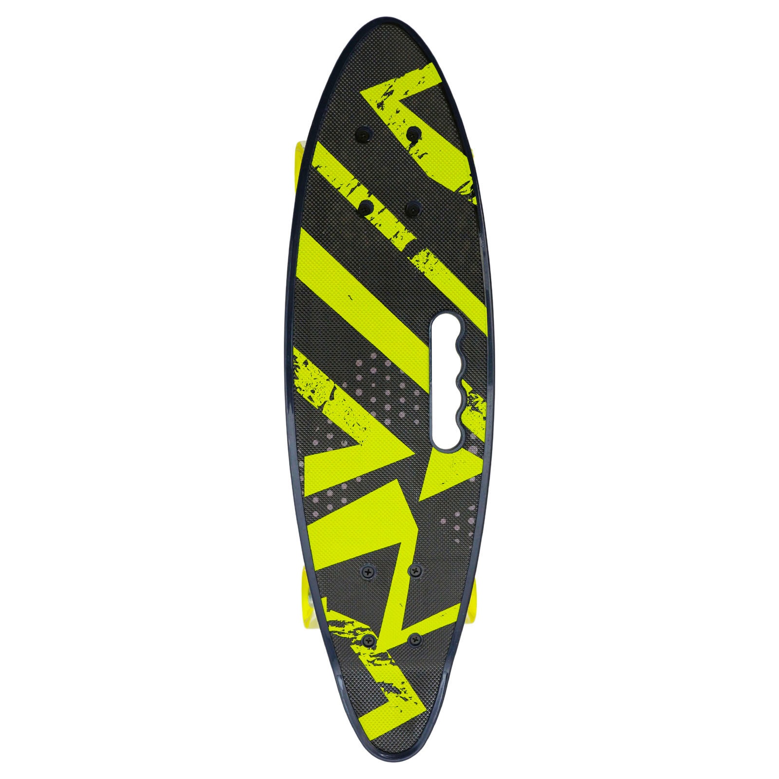 Скейт Cosmo пластиковый Черно-желтый cs901 - фото 1