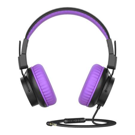 Наушники Gorsun GS-E92V purple с микрофоном
