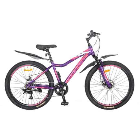 Горный велосипед Heam FIRST 26 - 15р матовый фиолетовый/розовый