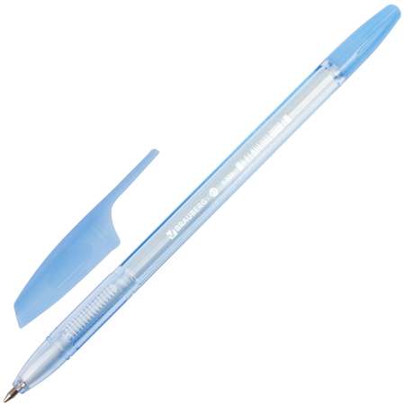 Ручки шариковые Brauberg X-333 Pastel Комплект 50 штук Синяя корпус ассорти линия 0.35 мм