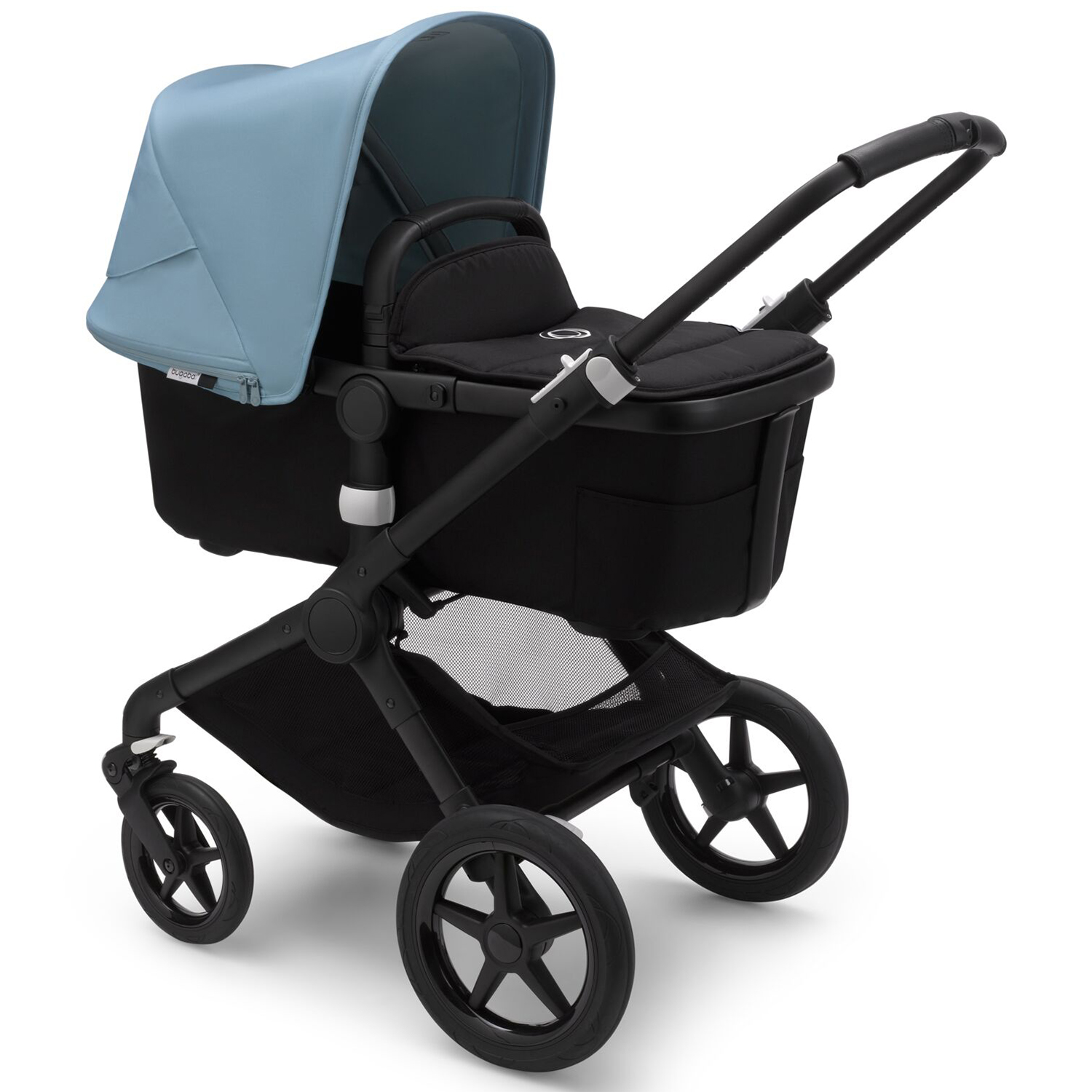 Коляска 2в1 Bugaboo Fox2 Complete Black Black-Vapor Blue - фото 18