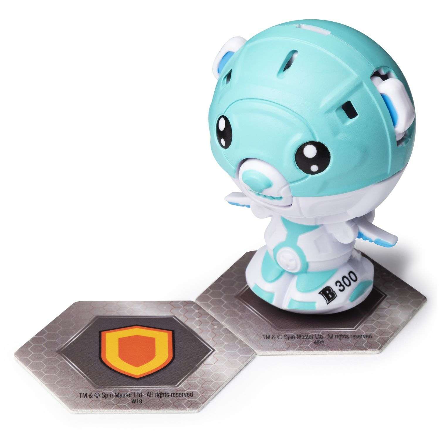 Фигурка-трансформер Bakugan Mini Bear White 6045148/20115043 - фото 1