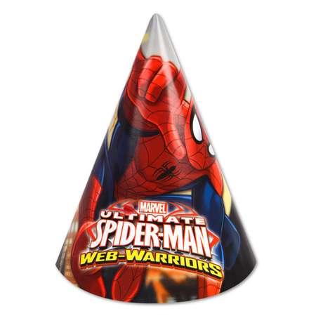 Колпак Decorata Party Spiderman 6шт 1501-5023