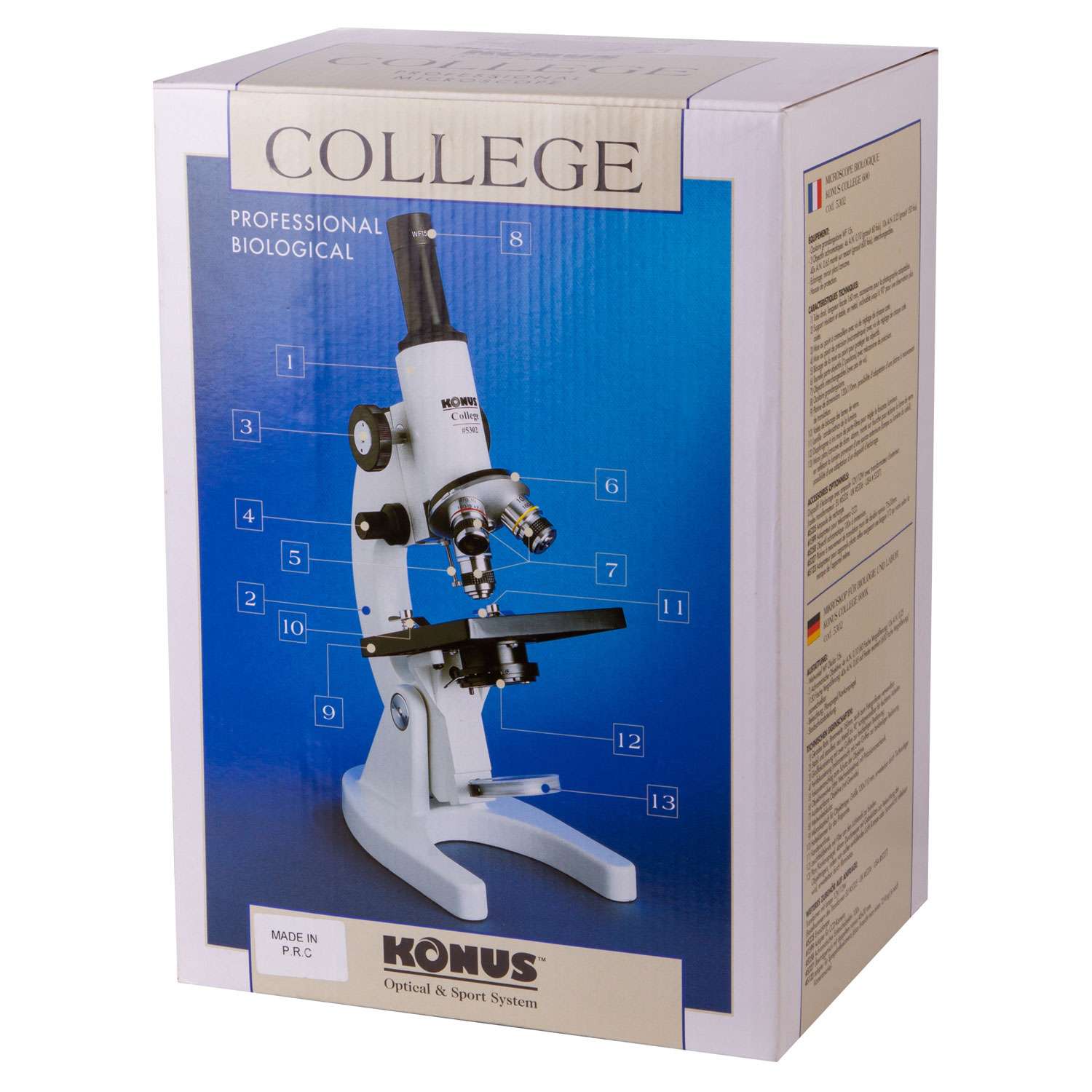 Микроскоп Konus College 600x - фото 13