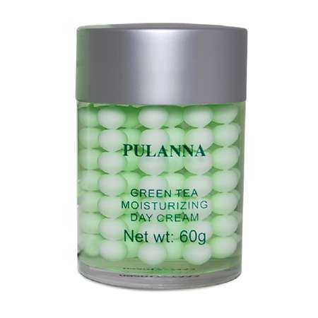 Крем для лица PULANNA Увлажняющий дневной с зеленым чаем витамином Е гиалуроновой кислотой 60г
