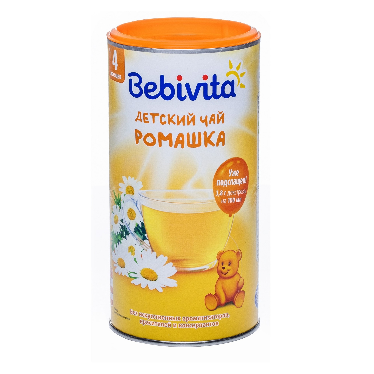 Bebivita Ромашка чай гранулированный, с 4 месяцев, 200 г