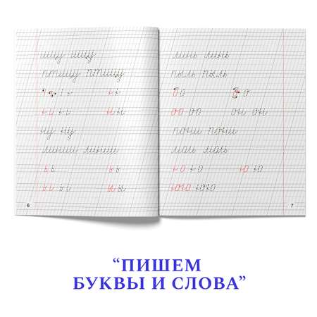 Прописи Проф-Пресс Советские 32 стр. Набор из 2 шт. Пишем буквы и слова+пишем слова и предложения