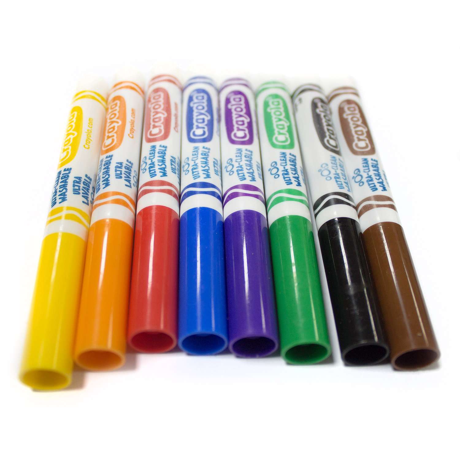 Смываемые фломастеры Crayola Супер чисто с толстым наконечником, 8 шт. - фото 4
