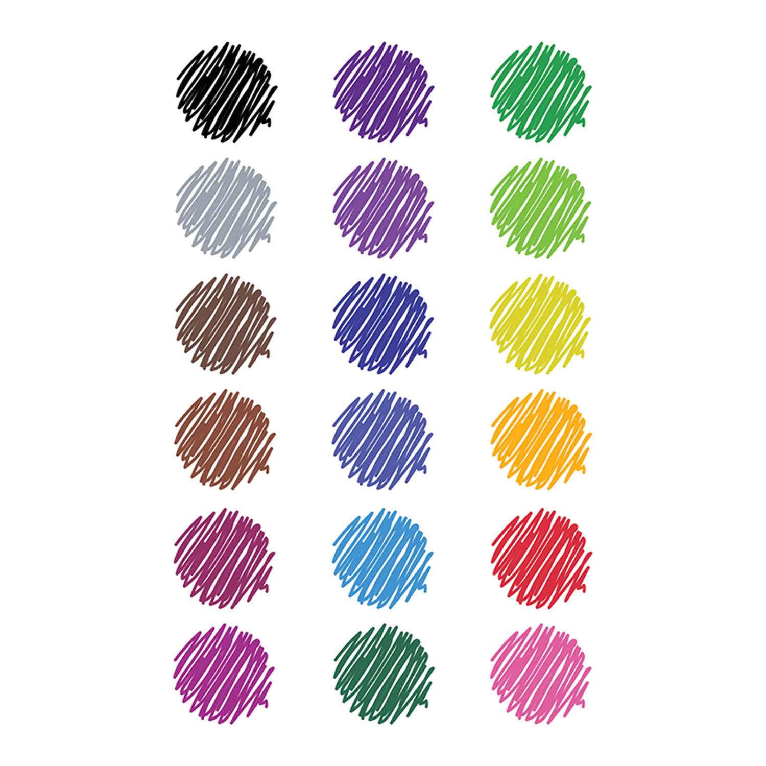 Набор фломастеров Berlingo SuperTwist 18 цветов смываемые рисунок на корпусе блистер - фото 4
