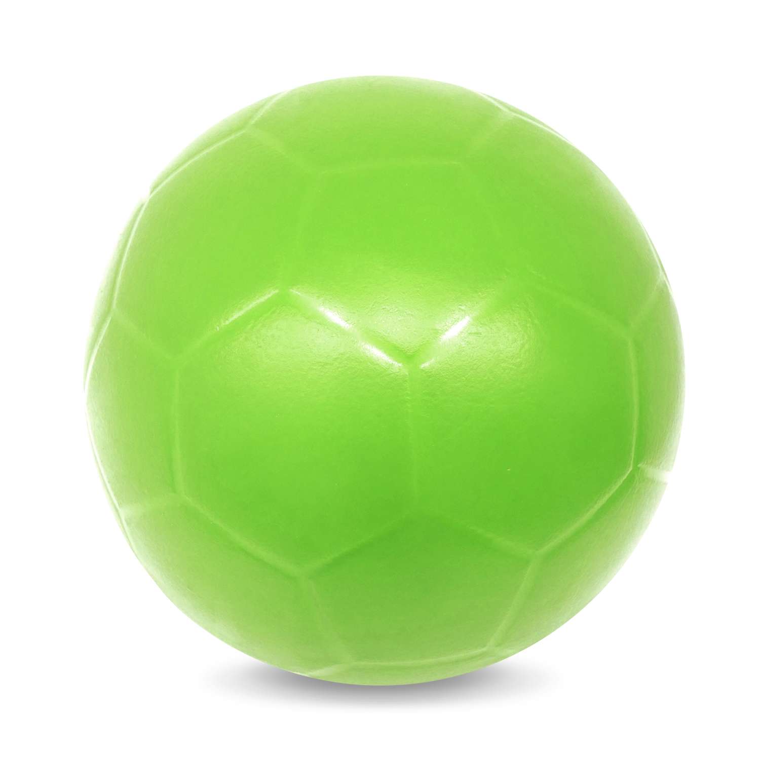 Мяч ПОЙМАЙ диаметр 230мм Футбол салатовый - фото 1