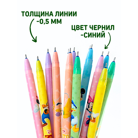 Ручки пиши стирай CANBI гелевые со стираемыми чернилами Микки Маус Mickey Mouse