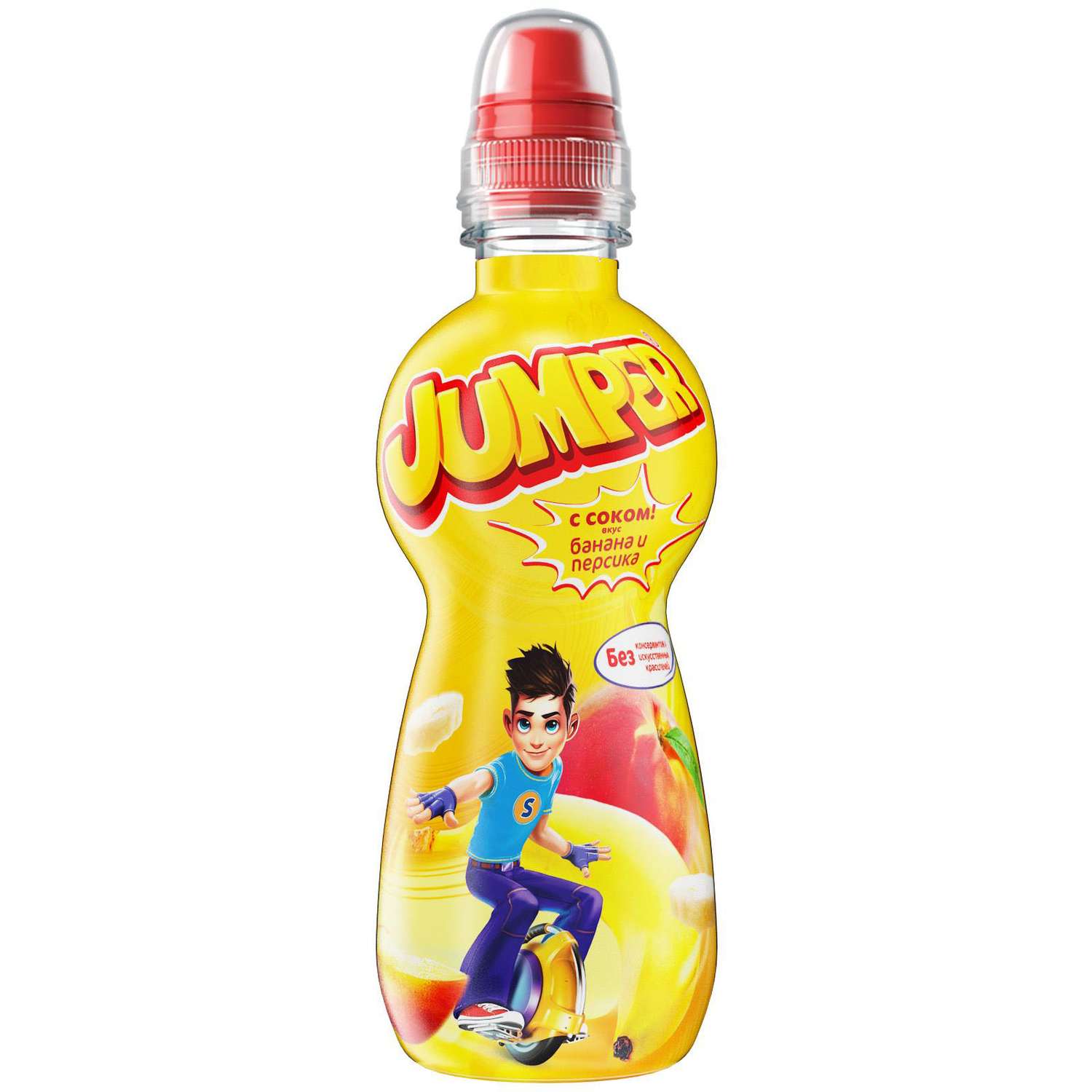 Напиток Jumper со вкусом банана и персика 0.33 л - фото 1