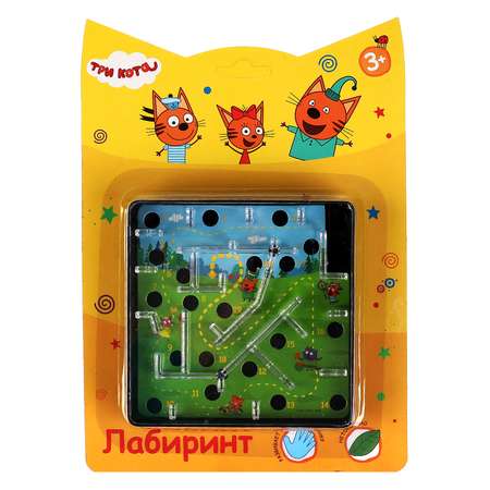 Логическая игра лабиринт Играем вместе Три кота