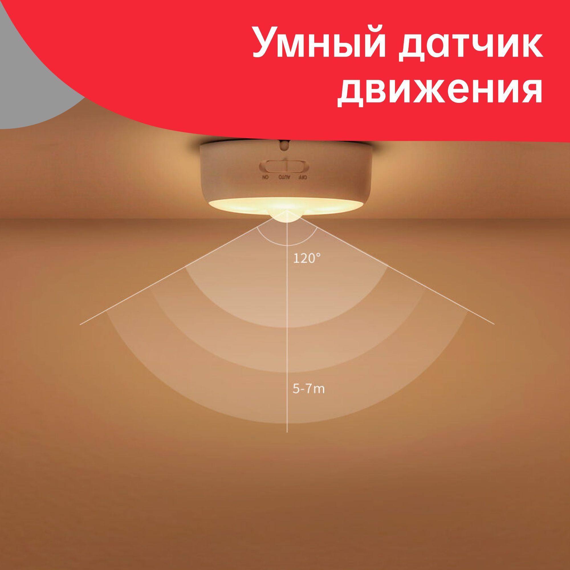 Ночной светильник Yeelight Rechargeable Sensor Nightlight YLYD01YL - фото 5