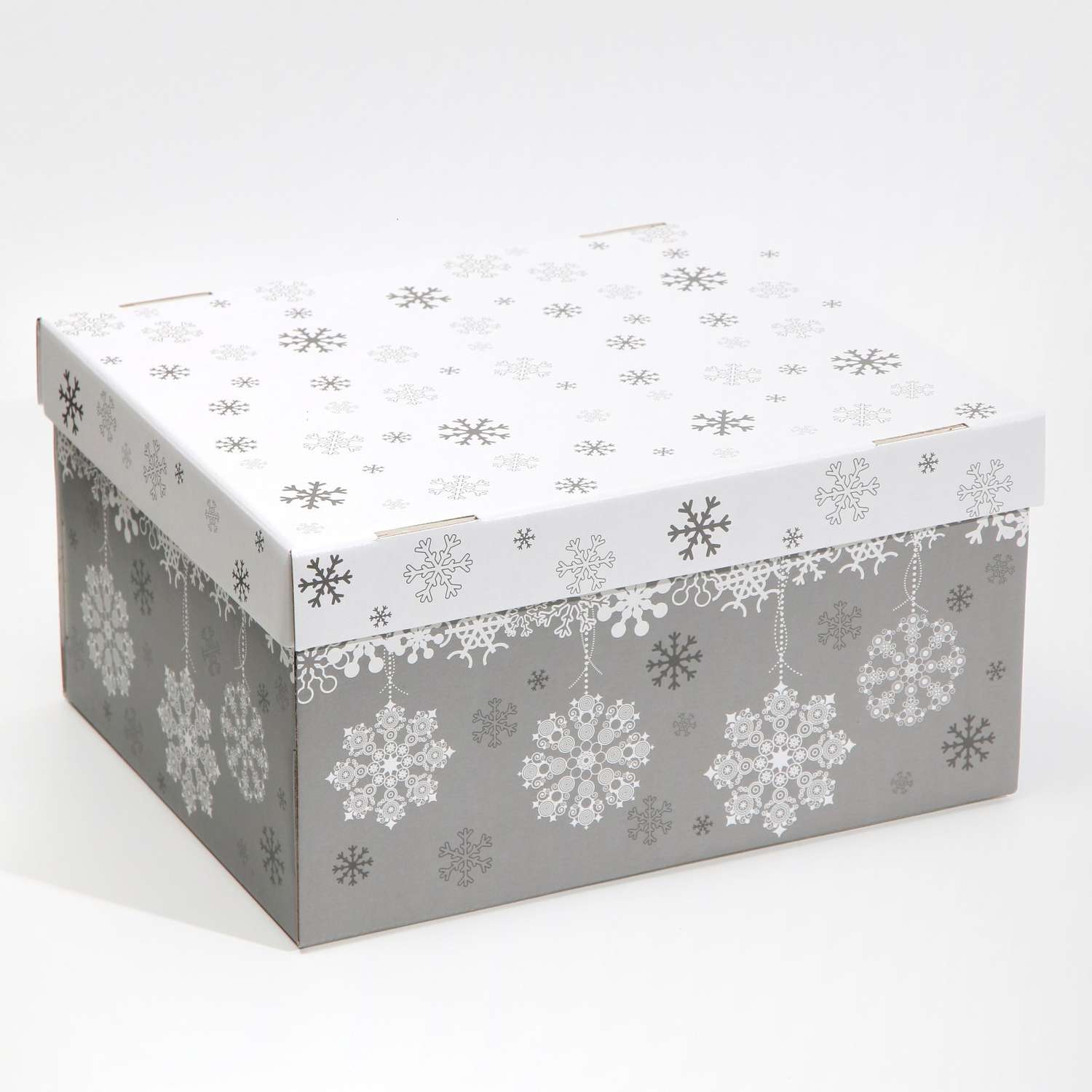 Складная коробка Дарите Счастье «Let it snow». 31.2×25.6×16.1 см - фото 1