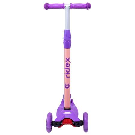 Самокат RIDEX трехколесный 3 wheels scooter Kiko 120/80 pink/violet