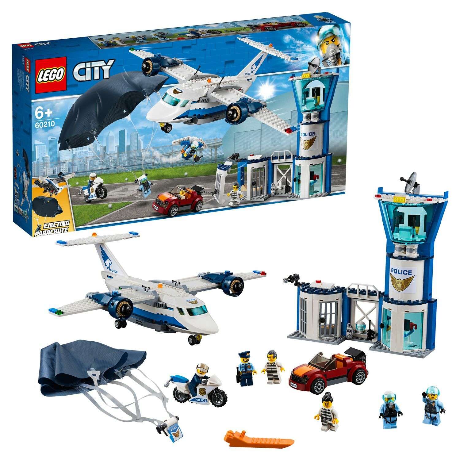 Конструктор LEGO City Police Воздушная полиция: авиабаза 60210 - фото 1