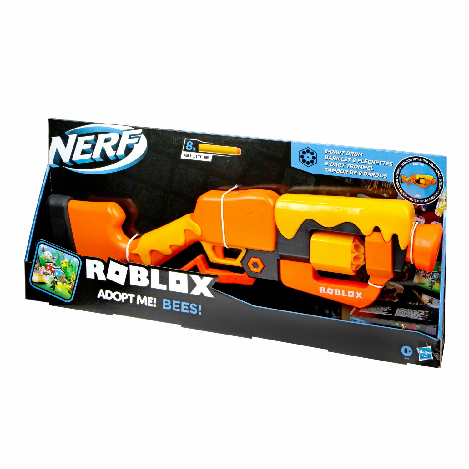 Бластер Hasbro Nerf Roblox Adopt MeBees купить по цене 7999 ₽ в  интернет-магазине Детский мир