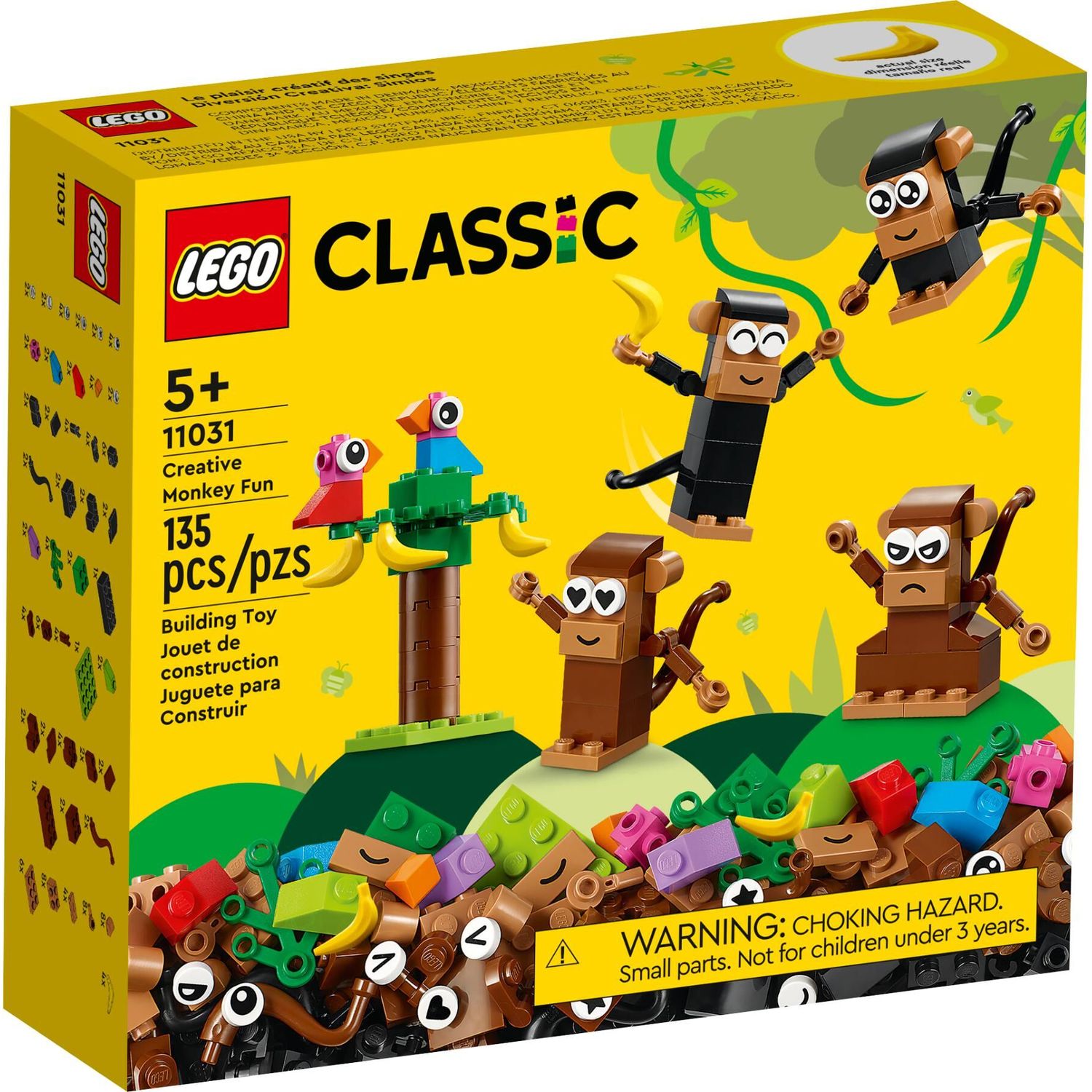 Конструктор LEGO Classic Creative Monkey Fun 11031 купить по цене 99999 ₽ в  интернет-магазине Детский мир