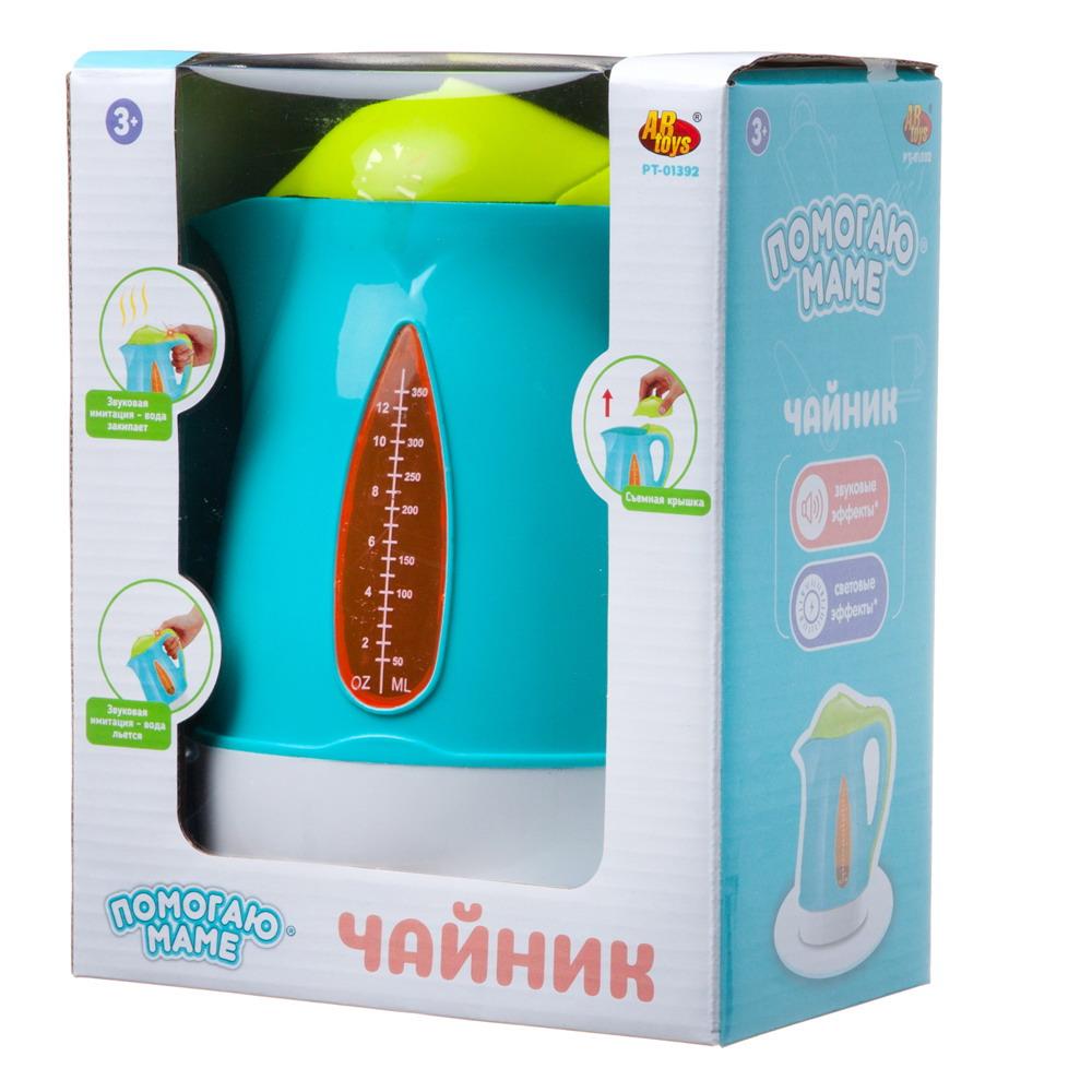 Чайник игрушечный Abtoys Со световыми и звуковыми эффектами - фото 1