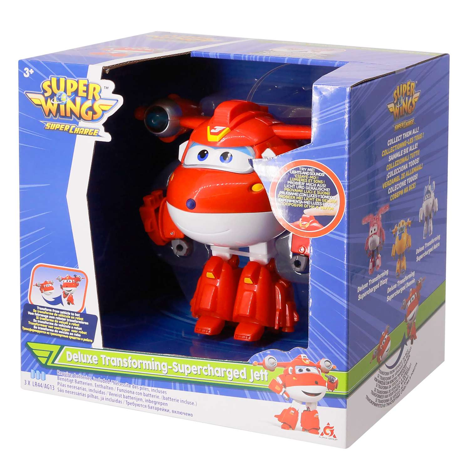 Трансформер Super Wings Суперзаряженный Джетт Делюкс EU740431 EU740431 - фото 2