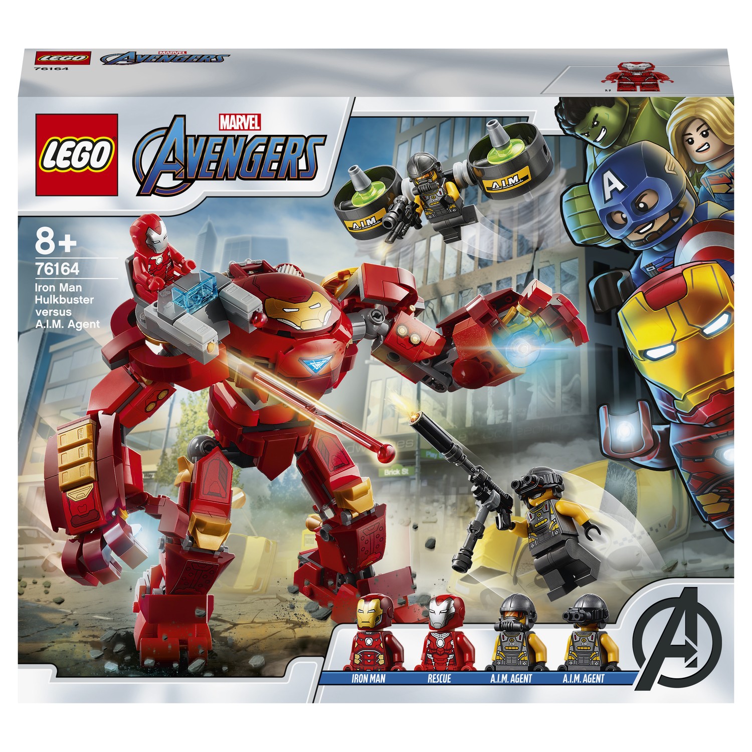 Конструктор LEGO Super Heroes Халкбастер против агента А.И.М. 76164 купить  по цене 2999 ₽ в интернет-магазине Детский мир