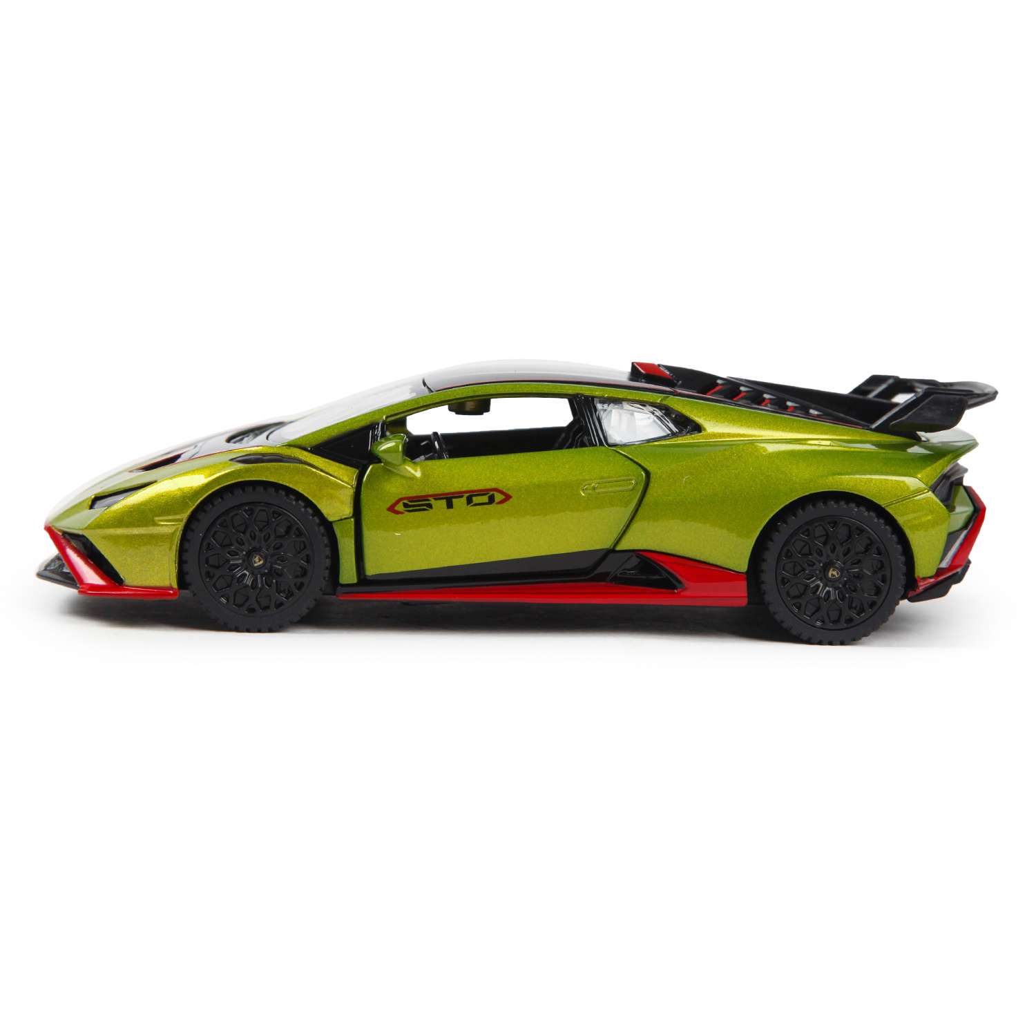 Машина Rastar 1:32 Lamborghini Huracan STO Зеленая 64310 - фото 2