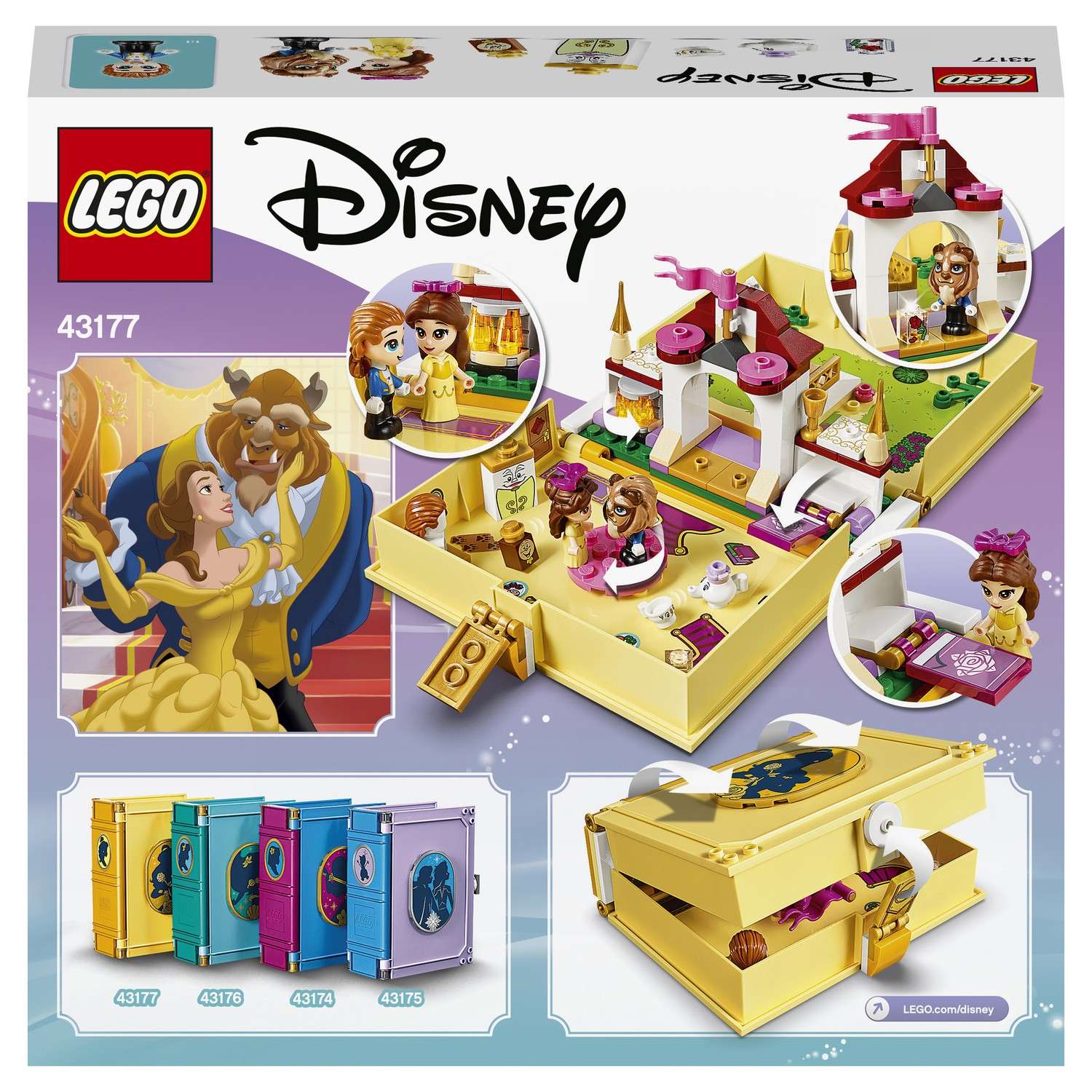 Конструктор LEGO Disney Princess Книга приключений Белль 43177 - фото 3