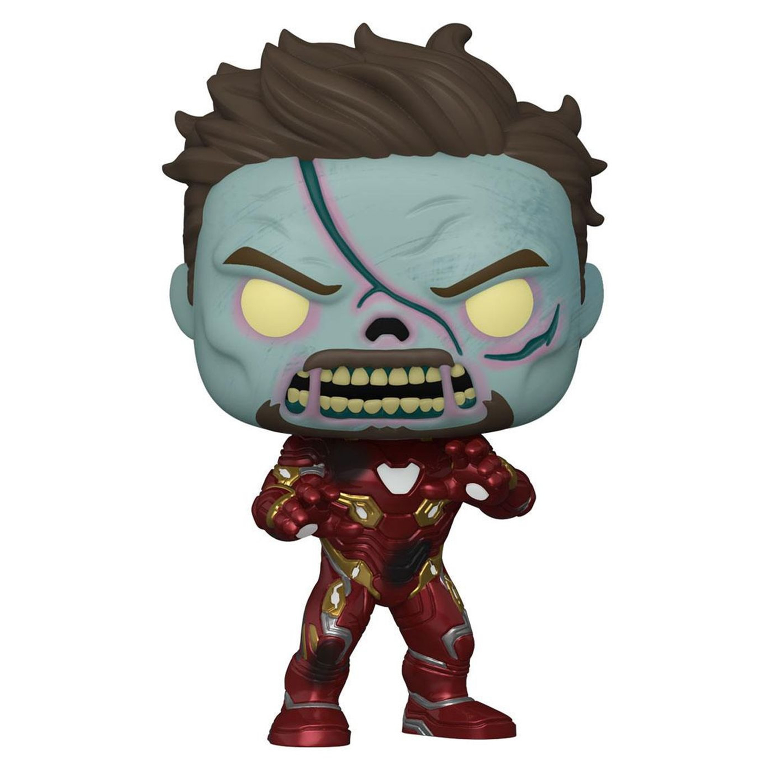 Фигурка Funko POP! Bobble Marvel What If Zombie Iron Man GW Exc 58178 - фото 1