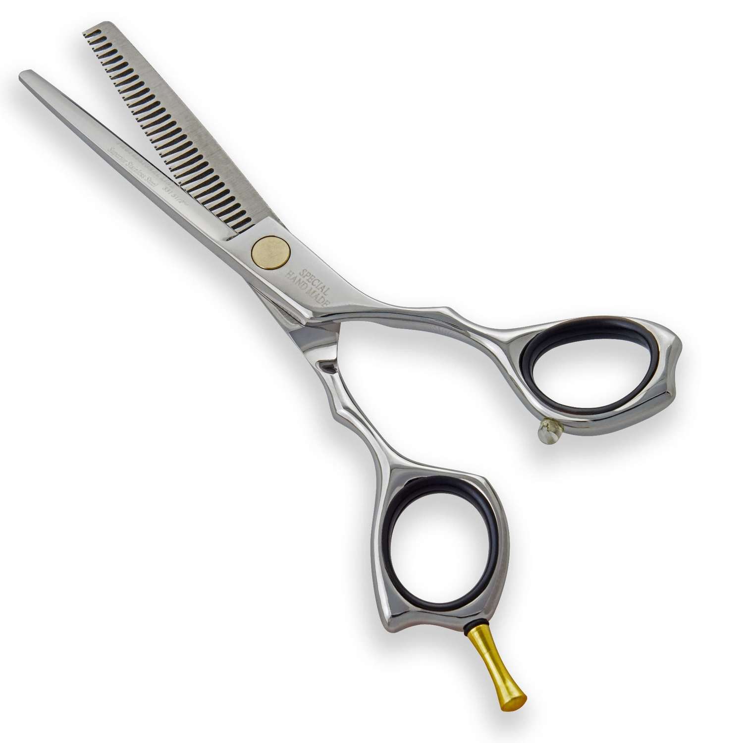 Ножницы Mertz парикмахерские филировочные 24 зубцов Professional line Ручная сборка - фото 1