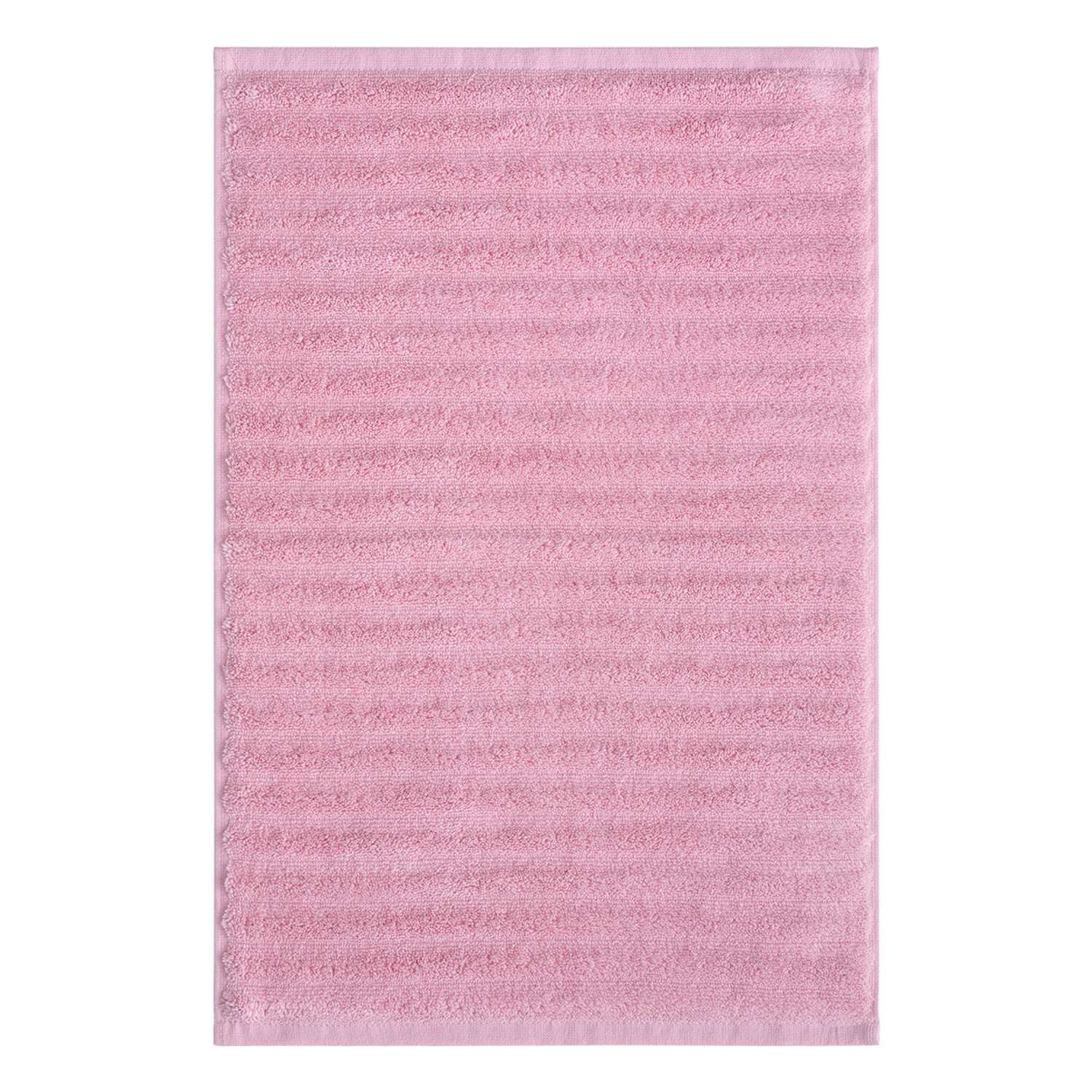 Полотенце махровое LUCKY Волна 40x60 см 100% хлопок розовый - фото 4