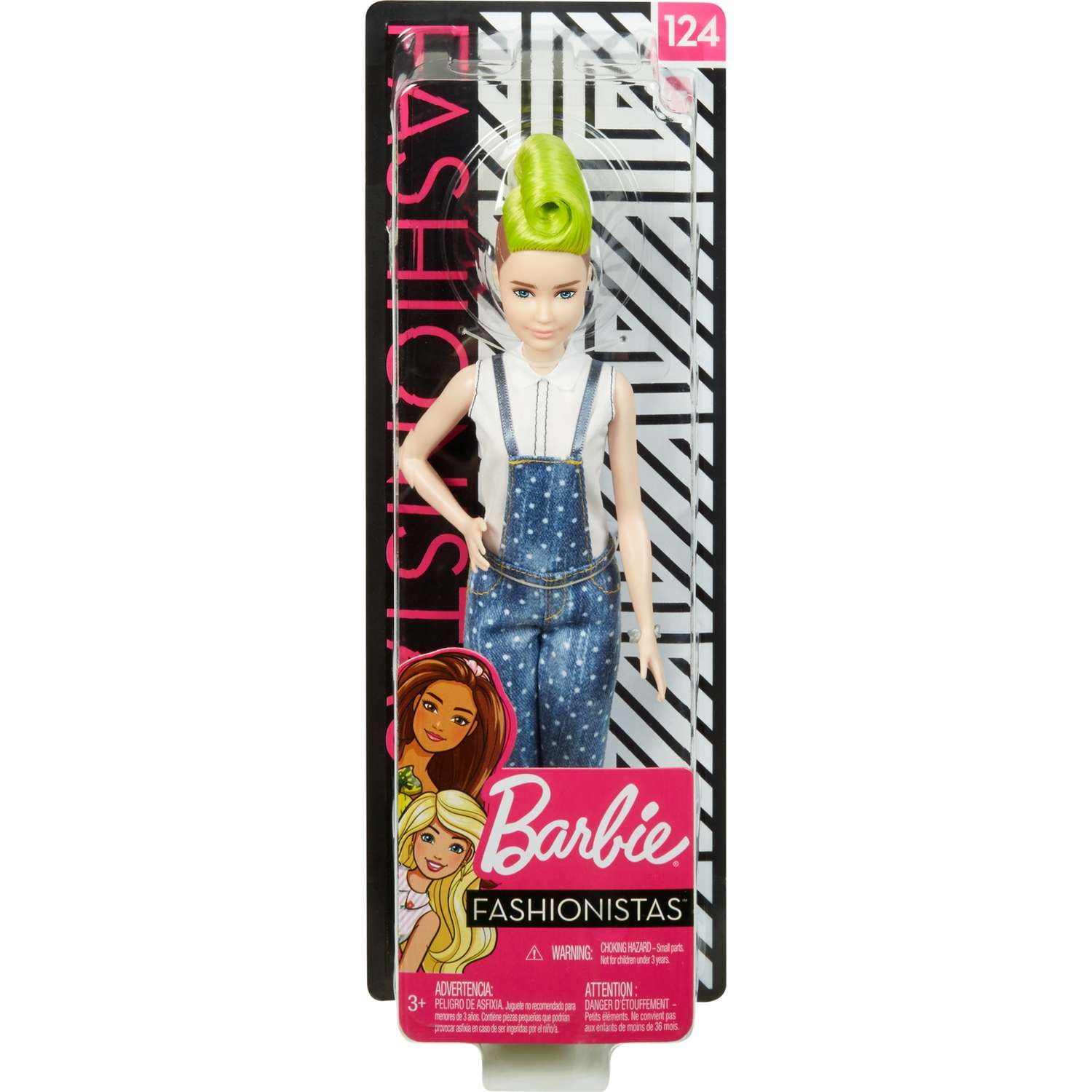 Кукла Barbie Игра с модой 124 Зеленый ирокез FXL57 FBR37 - фото 2