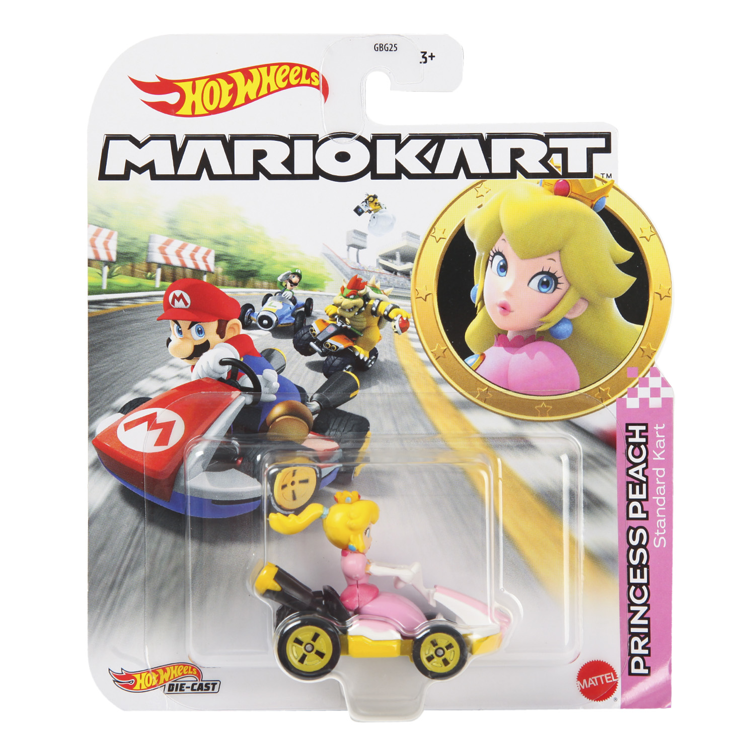 Багги Hot Wheels Mario Kart 1:64 без механизмов в ассортименте GBG25 - фото 4