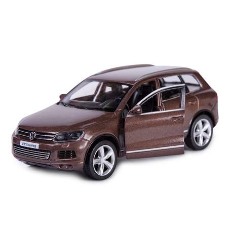 Машина Mobicaro 1:32 Volkswagen Touareg Коричневая