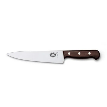 Нож кухонный Victorinox SwissCLASSIC 5.2000.22 стальной разделочный для мяса лезвие 220 мм прямая заточка