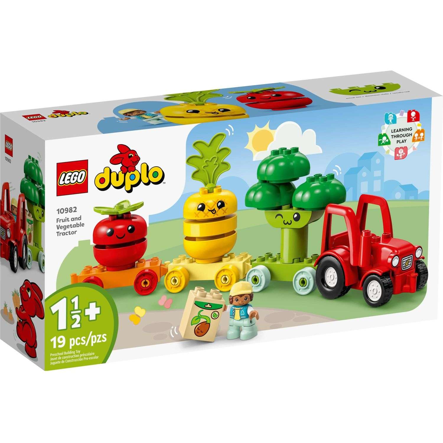 Конструктор Lego DUPLO Fruit and Vegetable Tractor 10982 - фото 1