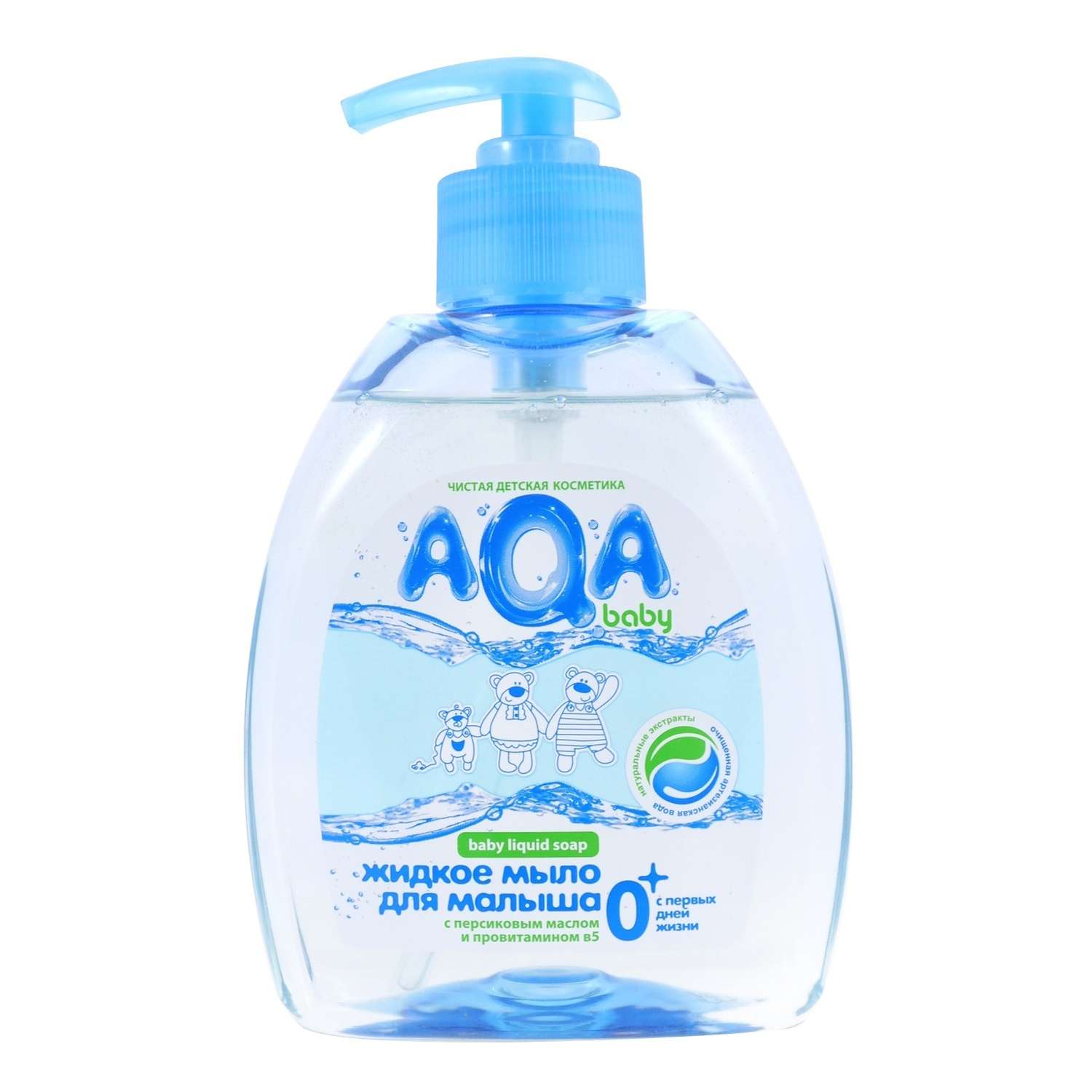 Жидкое мыло AQA baby для малыша (с дозатором) 300 мл - фото 1