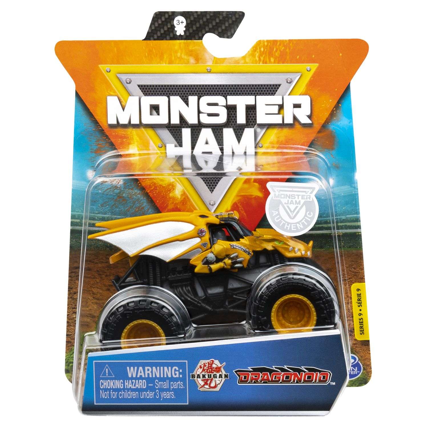 Машинка Monster Jam 1:64 Bakugan 6044941/20120657 6044941 - фото 2