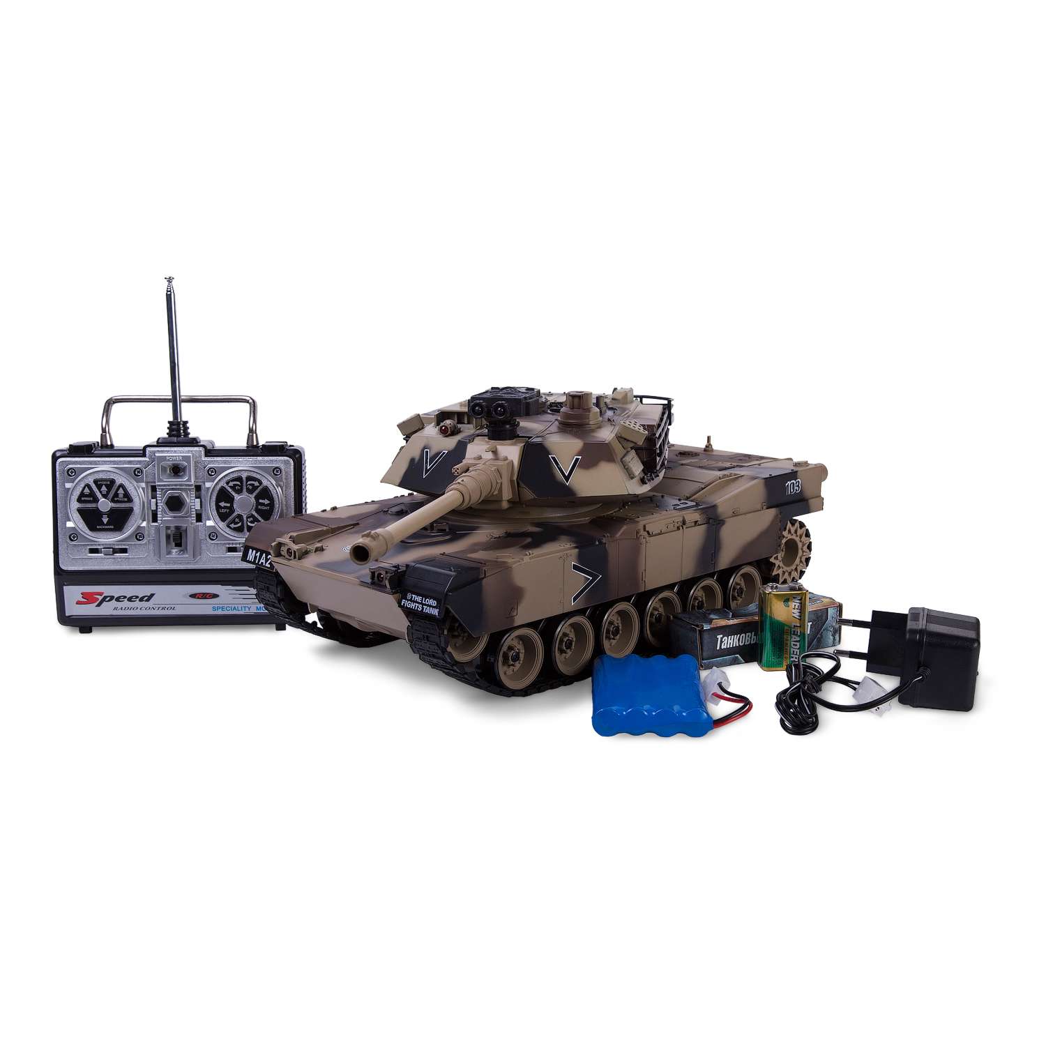 Танк р/у Global Bros Household M1A2 Abrams 1:20 со звуком в ассортименте - фото 9