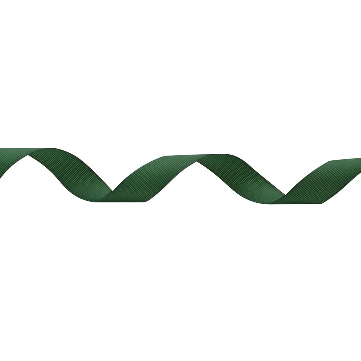 Лента Айрис репсовая упаковочная флористическая 2 см 18.28 м 126 темно - зеленый - фото 2