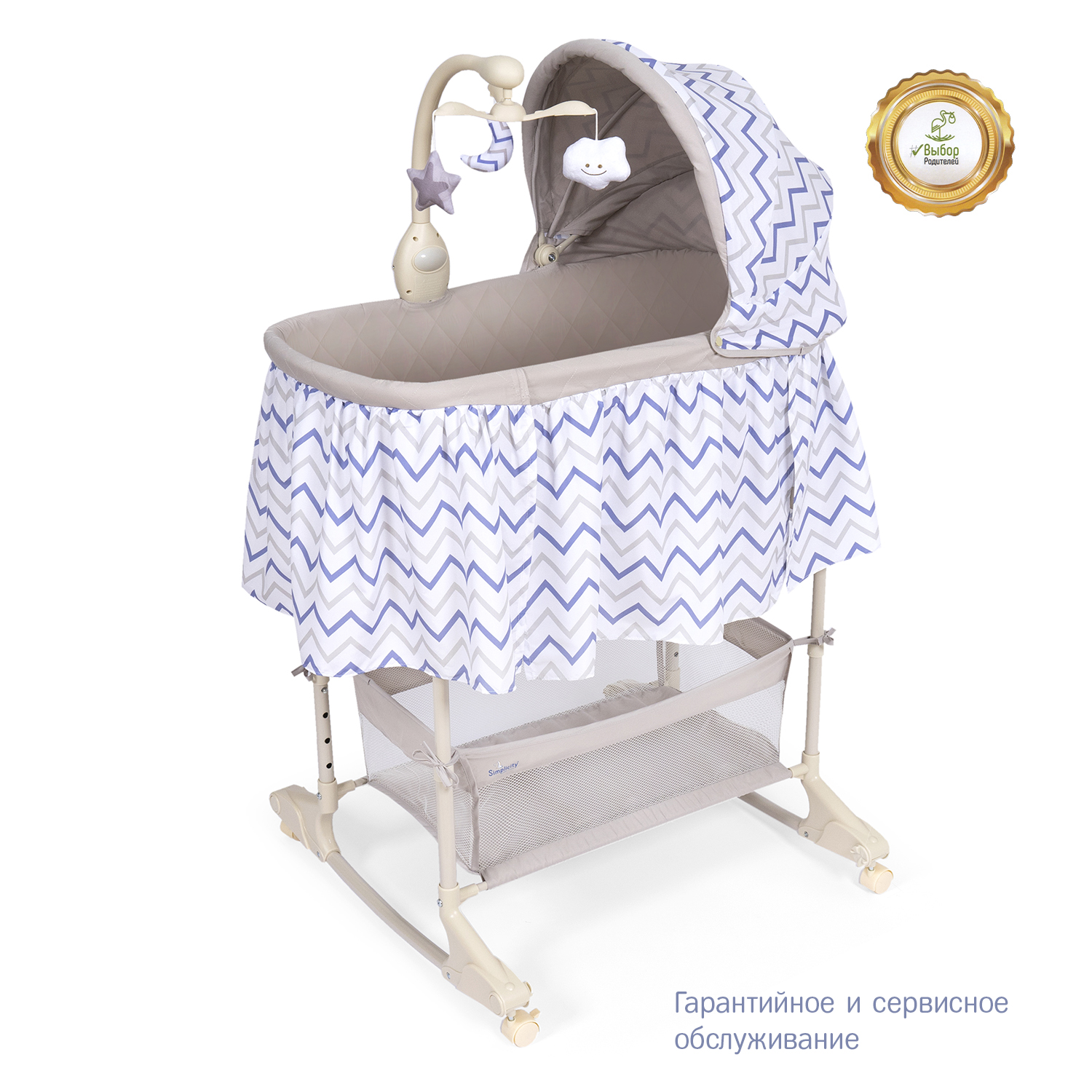 Колыбель SIMPLICITY 4030 Classic с системой автоукачивания Tempo SIM_4030C_096